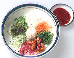 낙지생야채비빔밥 사진