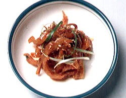 북어채무침 사진