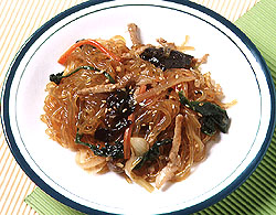 즉석잡채 사진