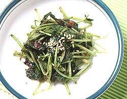 참나물볶음 사진