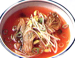 콩나물유부김칫국 사진