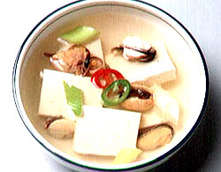 홍합탕 사진