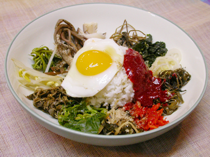 산채 비빔밥 사진